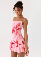 Marisolana Mini Dress - Pink Petal