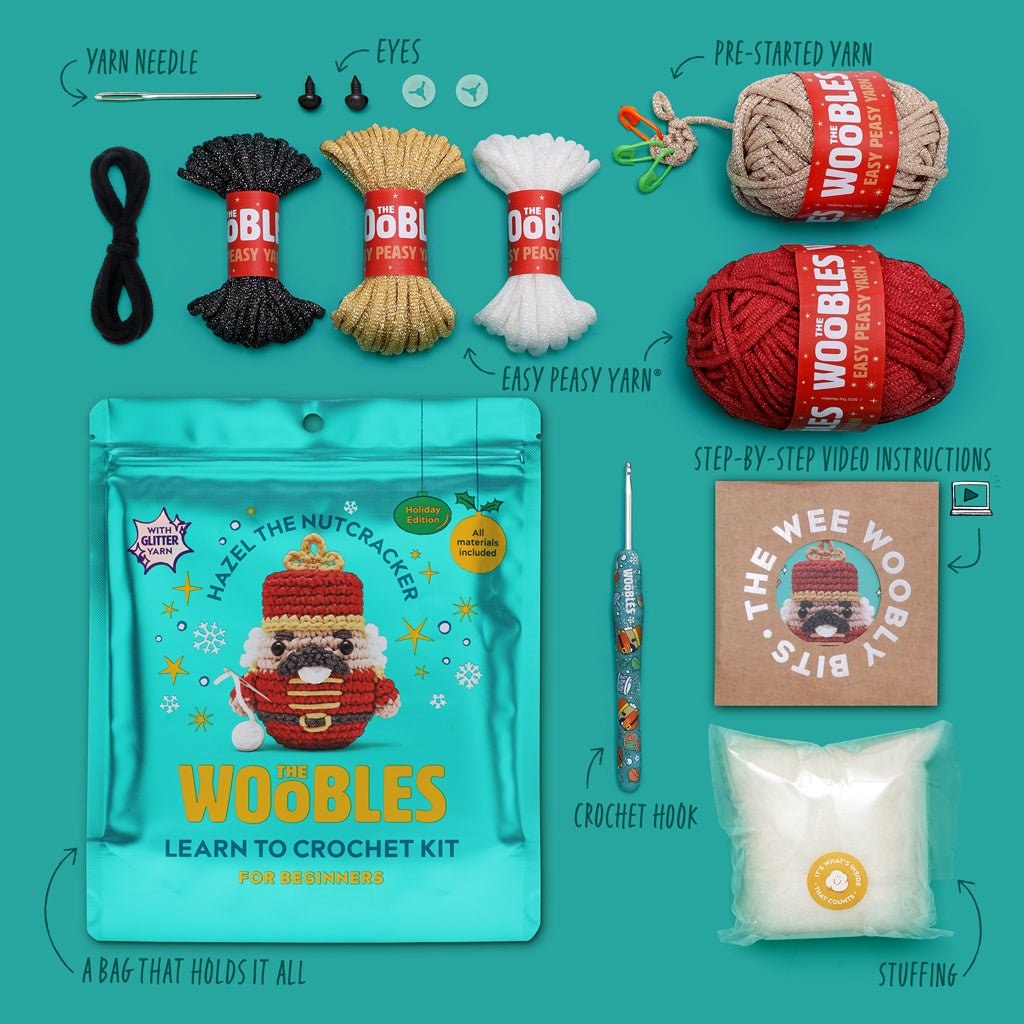 Hazel the Nutcracker Crochet Kit