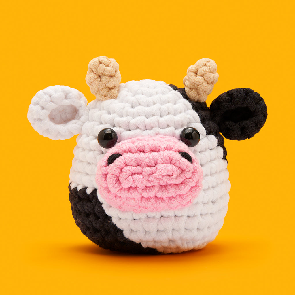 Lavender the Cow Crochet Kit