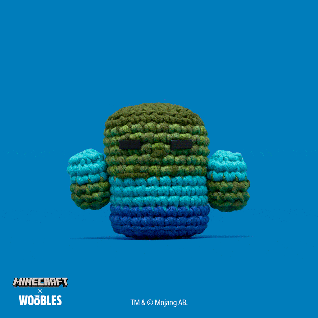 Minecraft Zombie Crochet Kit