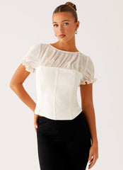 Avalee Top - Ivory