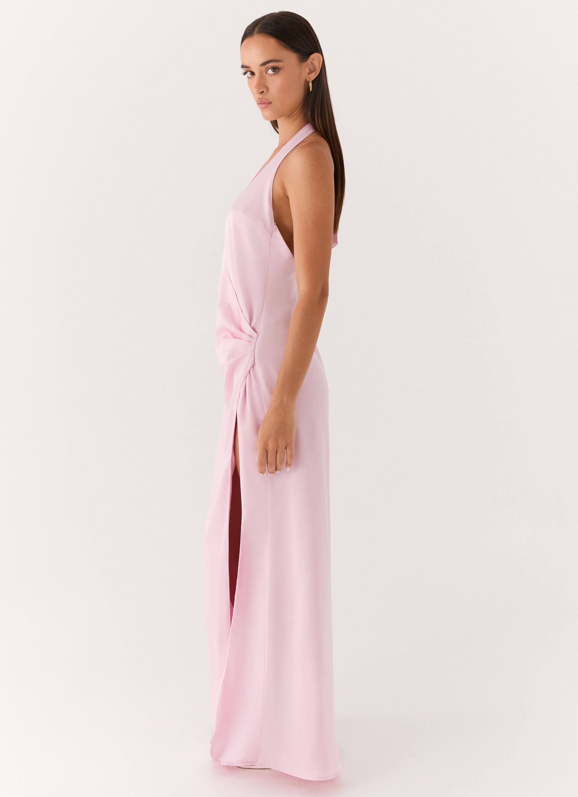 Chellie Wrap Maxi Dress - Pink
