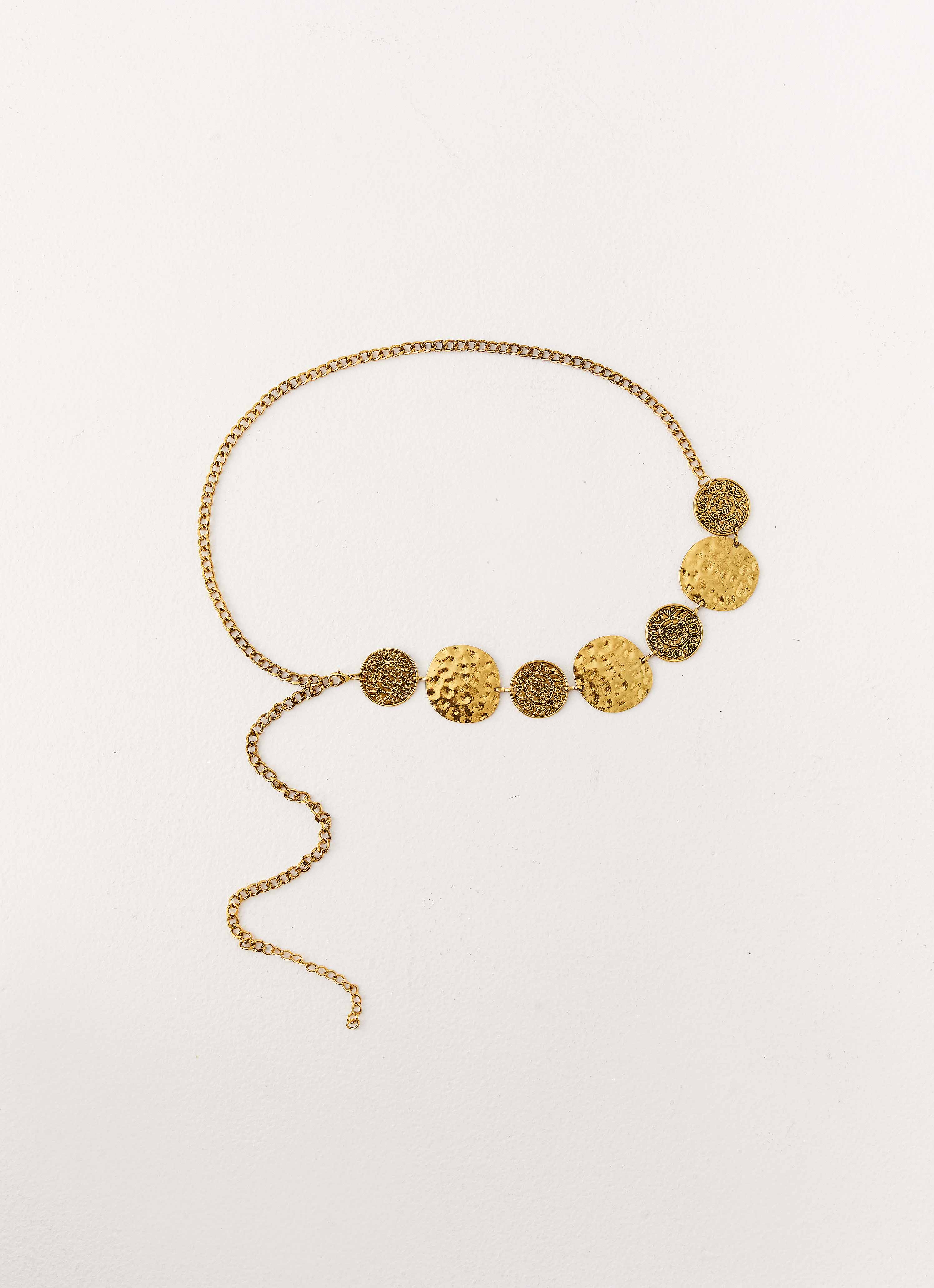 Compass Belt - Gold
