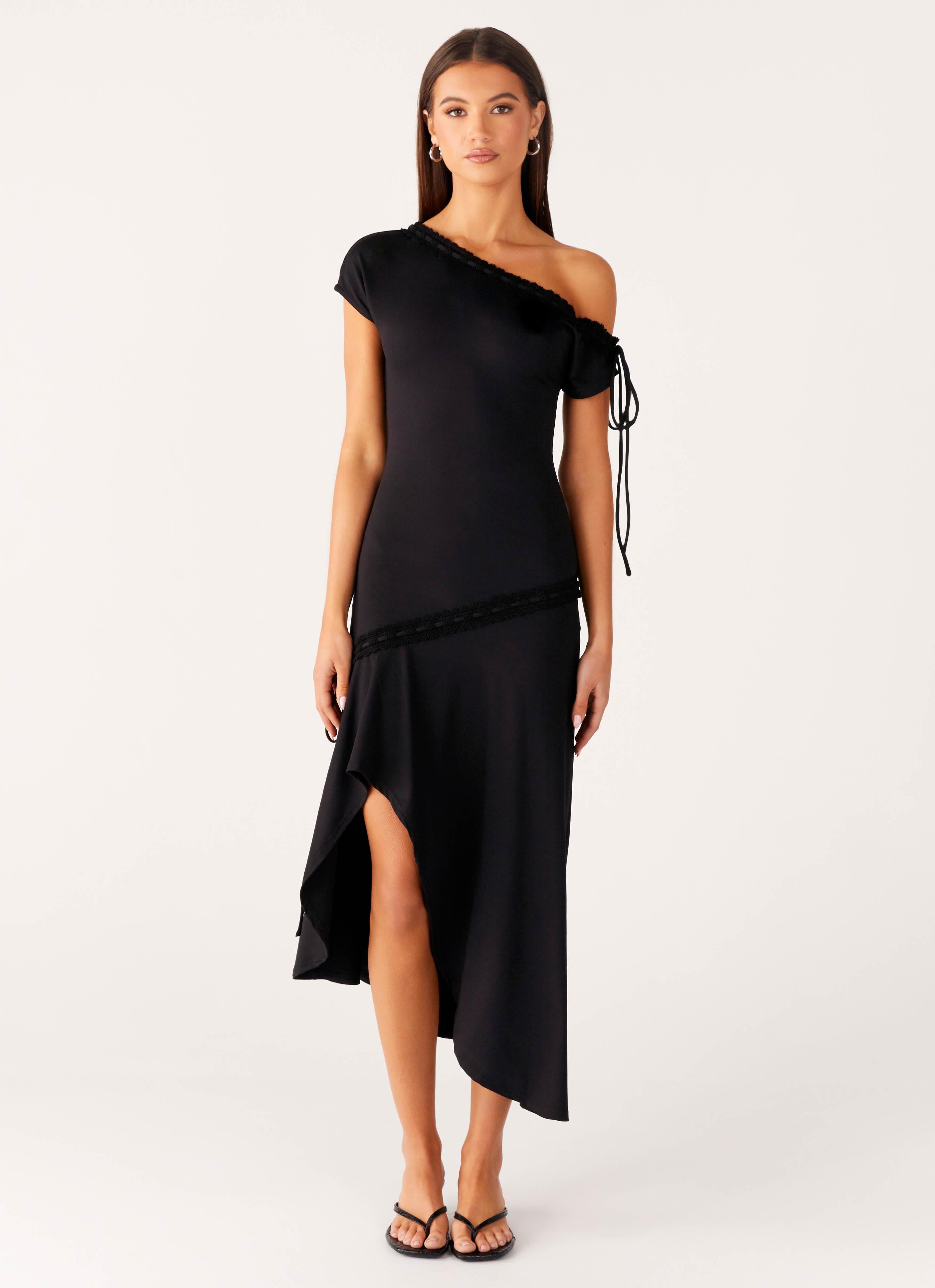Downtown Midi Dress - Black