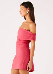 Kierra Mini Dress - Coral
