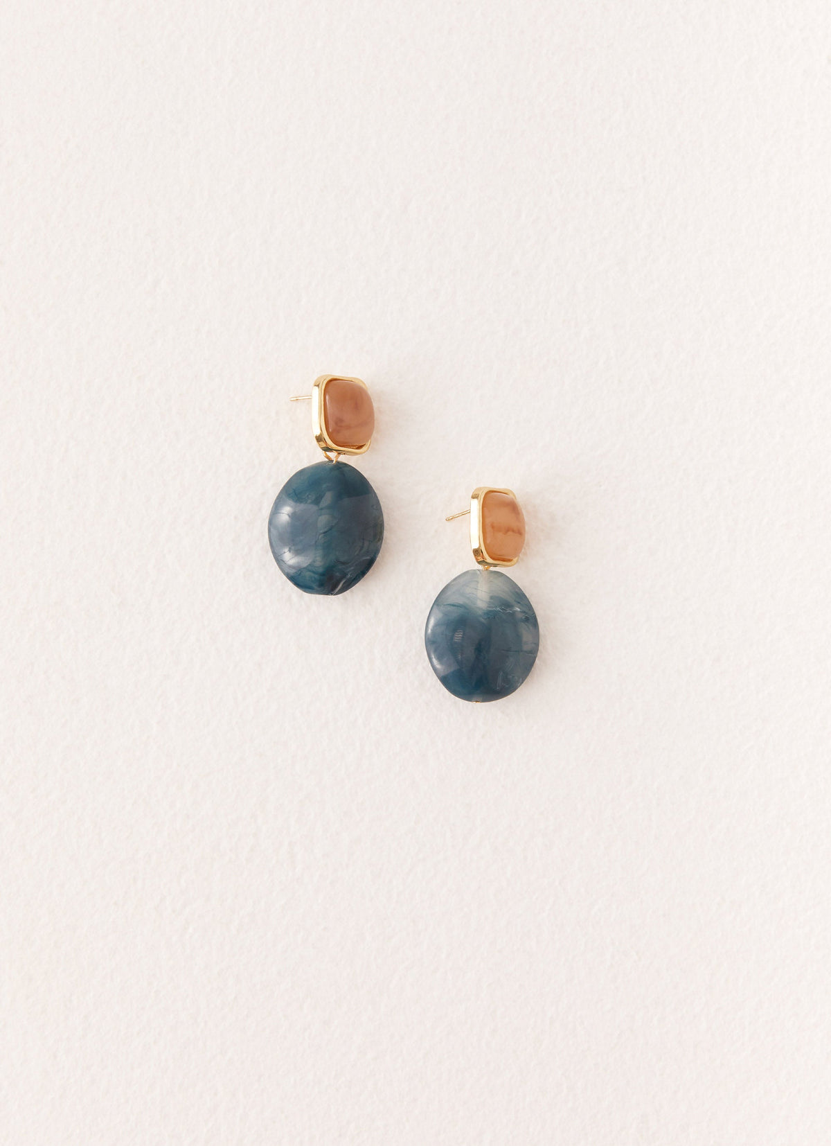 Louie Earrings - Blue
