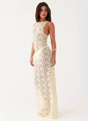 Promised Land Lace Maxi Dress - Ivory