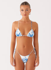 Soffa Bikini Bottoms - Blue Floral Print